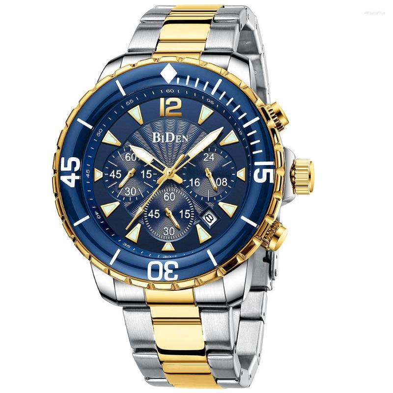 Wristwatches 2022 Luxury Men's Quartz Watches Business Stainless Steel Wristwatch Waterproof Luminous Function Chronograph Calendar, Black
Wristwatches 2022 Luxury Men's Quartz Watches Business Stainless Steel Wristwatch Waterproof Luminous Function Chronograph Calendar, Black