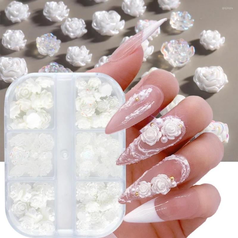 Nail Art Kits 90Pcs/Set Accessories Flower Shape 3D Effect Three-dimensional Aurora Camellia DIY White Stones Decorations
Nail Art Kits 90Pcs/Set Accessories Flower Shape 3D Effect Three-dimensional Aurora Camellia DIY White Stones Decorations
