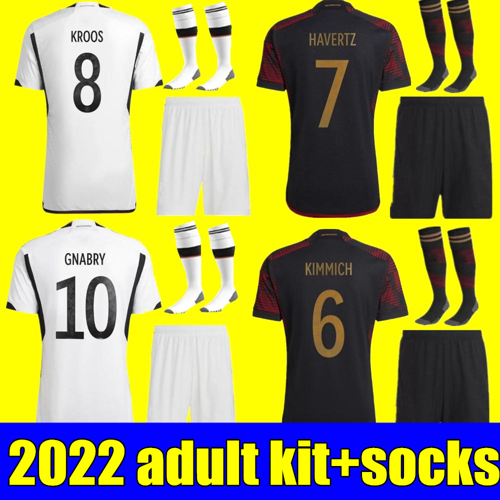 New 2022 Soccer Jerseys Germany home away HUMMELS KROOS WERNER MULLER Football shirt t GOTZE SANEA KHEDIRA REUS German 22 23 adult kit uniform, Away+socks
New 2022 Soccer Jerseys Germany home away HUMMELS KROOS WERNER MULLER Football shirt t GOTZE SANEA KHEDIRA REUS German 22 23 adult kit uniform, Away+socks