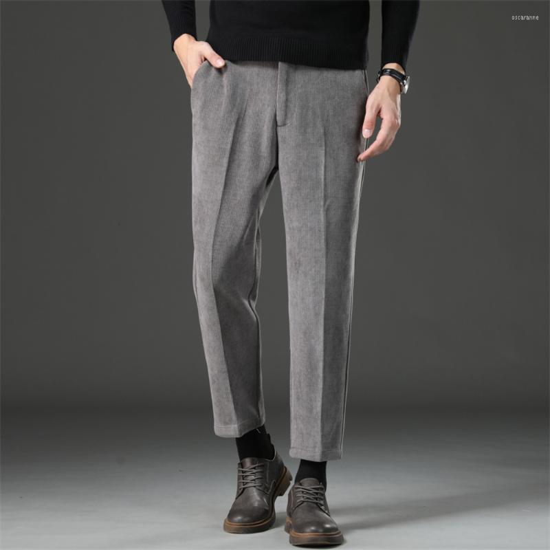 Men's Suits Corduroy Pants Men Autumn Winter Korean Fashion Streetwear Pleated Casual Chinos Bottoms Trousers 2022 Slim, Brown
Men's Suits Corduroy Pants Men Autumn Winter Korean Fashion Streetwear Pleated Casual Chinos Bottoms Trousers 2022 Slim, Brown