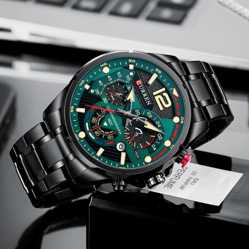Wristwatches Watches Men's Sport Quartz Chronograph Luxury Stainless Steel Clock With Luminous Watch Sports, Bu
Wristwatches Watches Men's Sport Quartz Chronograph Luxury Stainless Steel Clock With Luminous Watch Sports, Bu