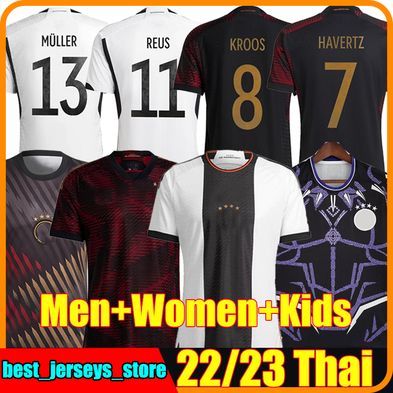 2022 World Cup Soccer Jerseys GermanyS HUMMELS KROOS WERNER MULLER HAVERTZ Football shirt GOTZE SANEA KHEDIRA REUS GNABRY German 22/23 men kids kit pre-match uniform, Deguo 22-23 away
2022 World Cup Soccer Jerseys GermanyS HUMMELS KROOS WERNER MULLER HAVERTZ Football shirt GOTZE SANEA KHEDIRA REUS GNABRY German 22/23 men kids kit pre-match uniform, Deguo 22-23 away