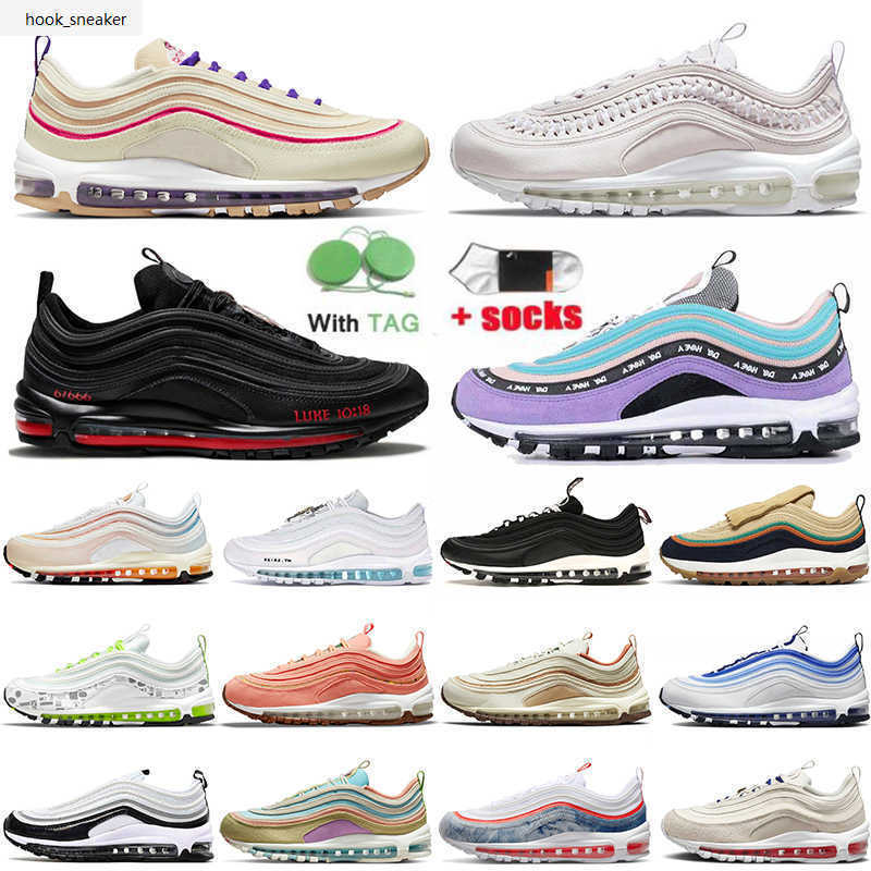 Running Shoes Mens Trainers Sneakers Cork Silver Purple Bullet Triple Black White Washed Denim 2022 Cushion 97S Airness First Use Big Size, A#49 premium 40-45
Running Shoes Mens Trainers Sneakers Cork Silver Purple Bullet Triple Black White Washed Denim 2022 Cushion 97S Airness First Use Big Size, A#49 premium 40-45