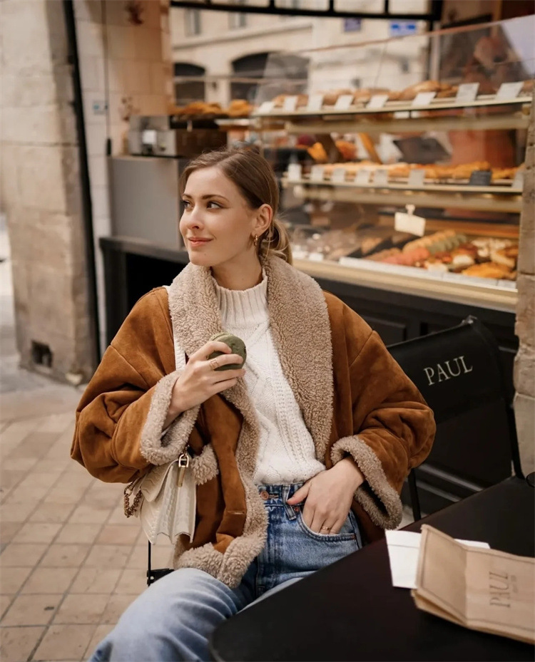 Women's Fur & Faux Fur Winter 2022 Lambskin Coat classygirls softaesthetic Buckskin Brown Jacket Female Oversized Street Vintage N1002
Women's Fur & Faux Fur Winter 2022 Lambskin Coat classygirls softaesthetic Buckskin Brown Jacket Female Oversized Street Vintage N1002
