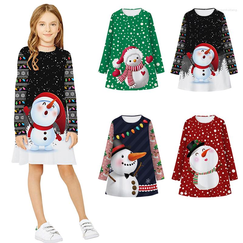 Girl Dresses Children Christmas Dress Cute Snowman Cartoon Print Girls Halloween Costume 7-12 Year Kids Clothes Gift For, As the picture
Girl Dresses Children Christmas Dress Cute Snowman Cartoon Print Girls Halloween Costume 7-12 Year Kids Clothes Gift For, As the picture