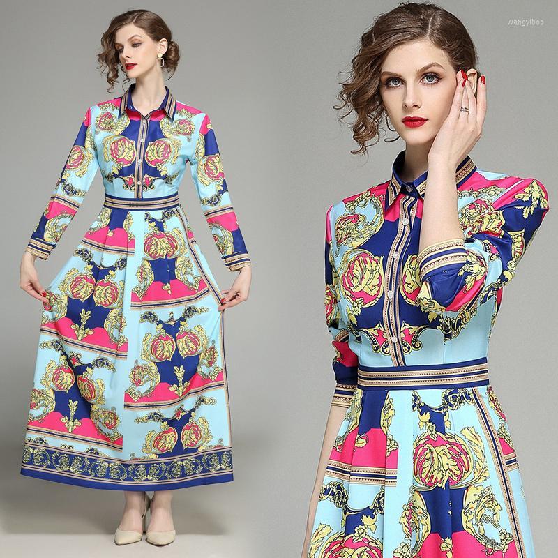 Casual Dresses Drop Spring Summer Fall Runway Floral Print Collar Long Sleeve Empire Waist Women Ladies Party A-Line Maxi DressCasual, Multi
Casual Dresses Drop Spring Summer Fall Runway Floral Print Collar Long Sleeve Empire Waist Women Ladies Party A-Line Maxi DressCasual, Multi