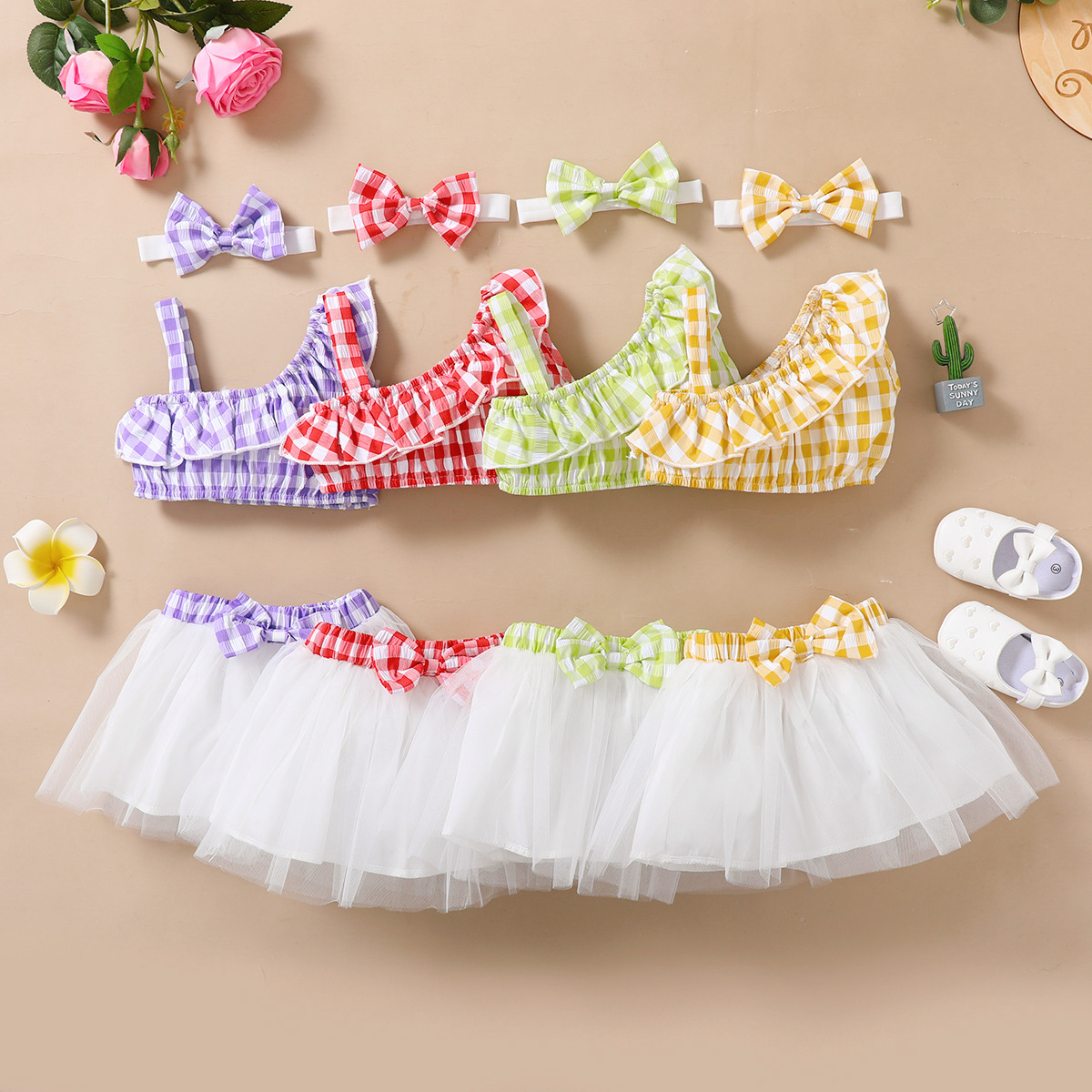 baby girls summer clothes set fashion newborn plaid shirt lace skirts headband outfit baby princess suit, As picture
baby girls summer clothes set fashion newborn plaid shirt lace skirts headband outfit baby princess suit, As picture