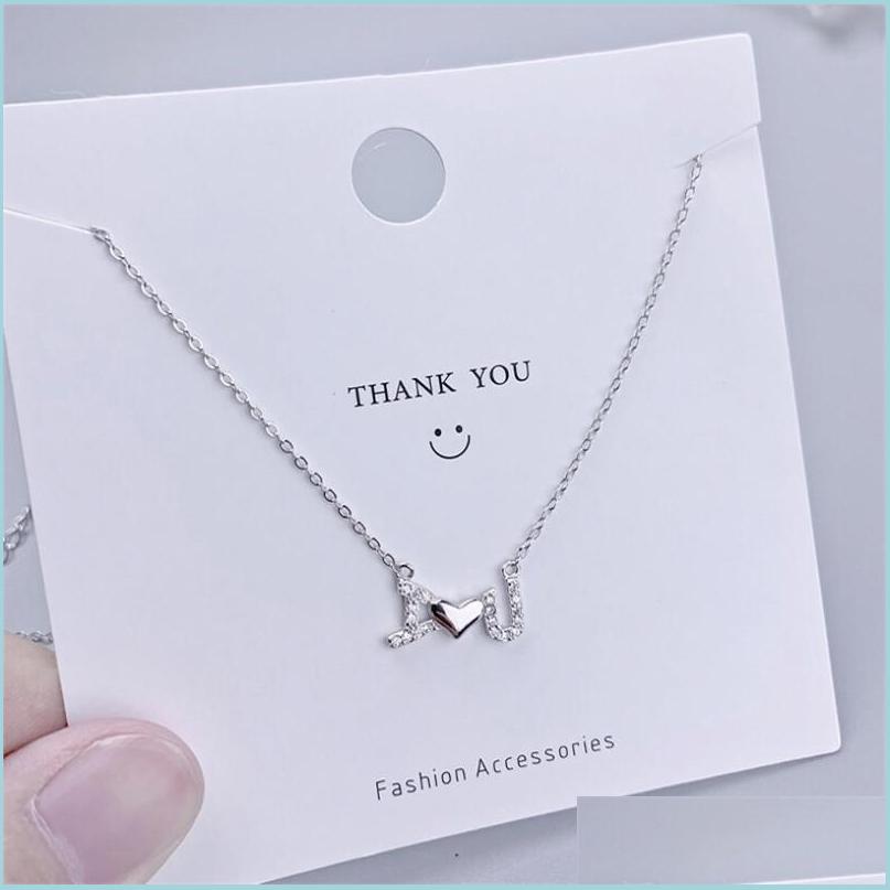 Pendant Necklaces 925 Sterling Sier I Love U Statement Necklaces Heart Shape Zircon Womans Jewelry Charm Pendant Necklace F Mjfashion Dheve
Pendant Necklaces 925 Sterling Sier I Love U Statement Necklaces Heart Shape Zircon Womans Jewelry Charm Pendant Necklace F Mjfashion Dheve