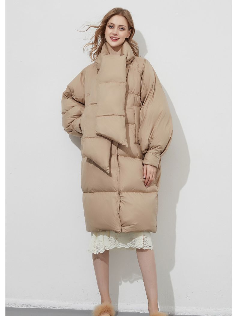 Women' Down Parkas Fashion Thicker Warm Long 90 Duck Coat Winter Fluffy Coats With Scarf wy973 220930, Khaki
Women' Down Parkas Fashion Thicker Warm Long 90 Duck Coat Winter Fluffy Coats With Scarf wy973 220930, Khaki