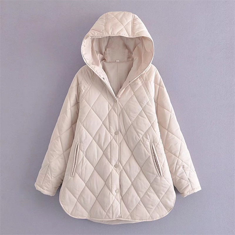 Women's Down Parkas ZXQJ Women Fashion Pure Color Warm Hooded Coat Retro Long Sleeve With Pocket Side Split Buttonup Female Outerwear 220930, As picture
Women's Down Parkas ZXQJ Women Fashion Pure Color Warm Hooded Coat Retro Long Sleeve With Pocket Side Split Buttonup Female Outerwear 220930, As picture