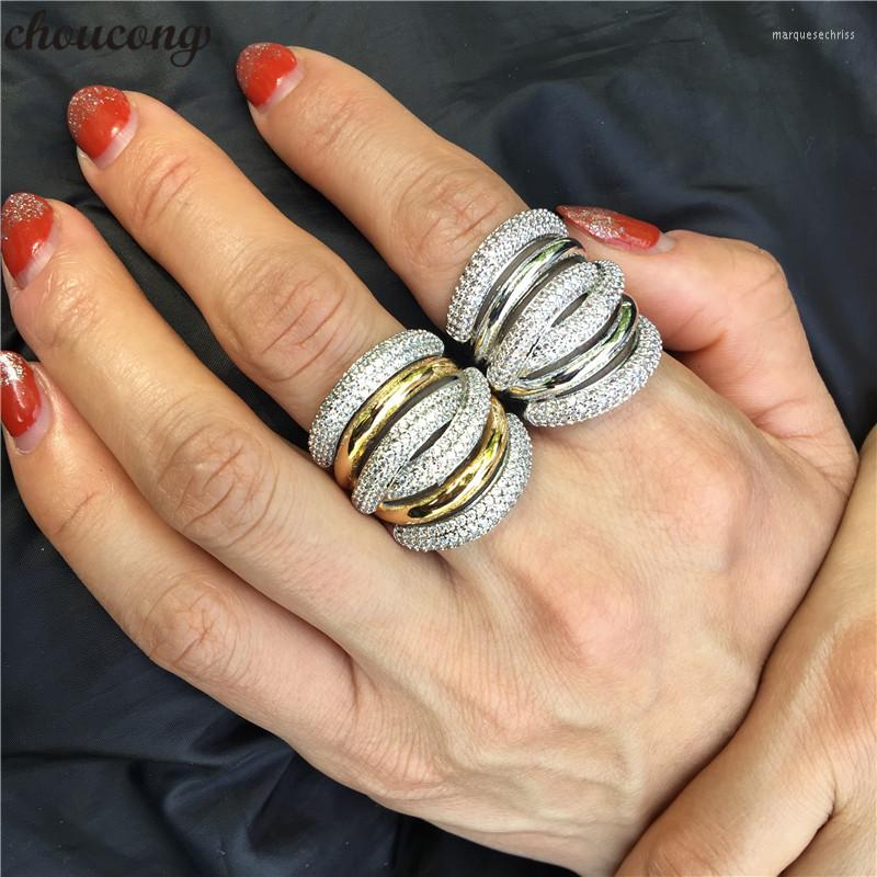 Wedding Rings Choucong Luxury Big Across Ring White Yellow Gold Filled Zircon Cz Party Band For Women Finger Jewelry Gift
Wedding Rings Choucong Luxury Big Across Ring White Yellow Gold Filled Zircon Cz Party Band For Women Finger Jewelry Gift