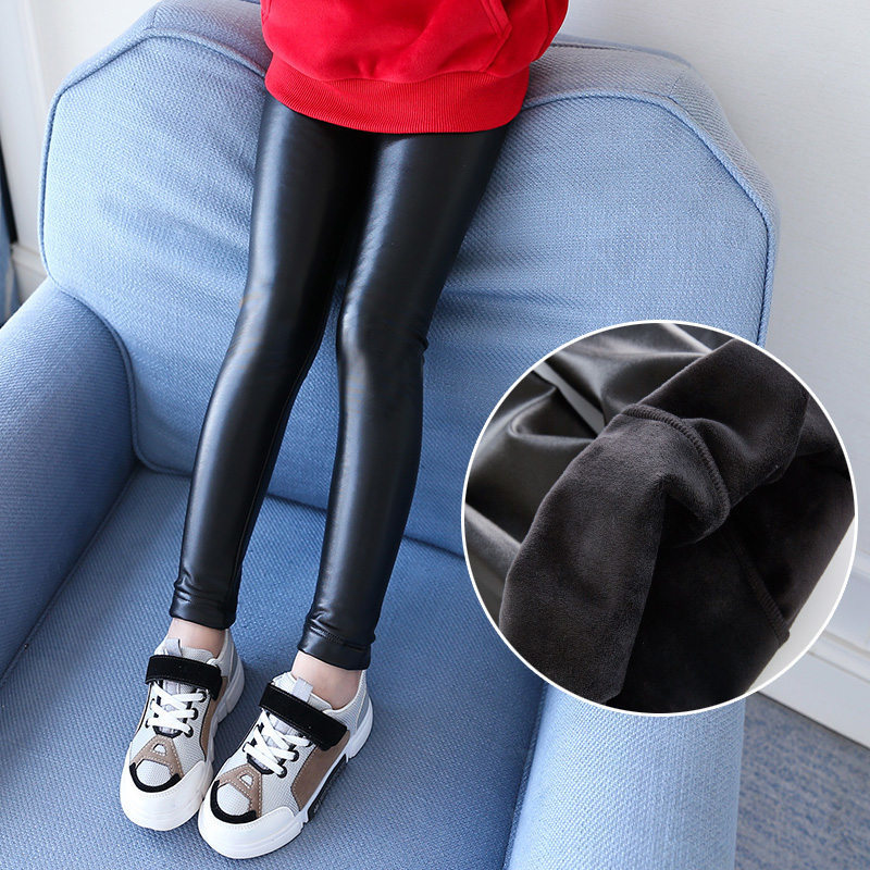 Leggings Tights Girls Faux PU Leather Autumn Winter Fleece Lined for Cute Black Children Kids Stretchy 221006
Leggings Tights Girls Faux PU Leather Autumn Winter Fleece Lined for Cute Black Children Kids Stretchy 221006