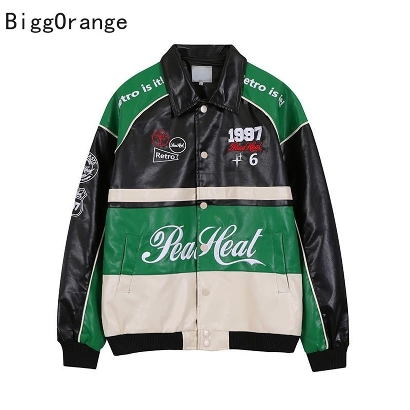 Mens Jackets American Motorcycle Racing Jacket PU Leather Clothes Retro Bomber Jacket Mens Four Seasons Can Be Worn Unisex Winter Jacket Men 221006
Mens Jackets American Motorcycle Racing Jacket PU Leather Clothes Retro Bomber Jacket Mens Four Seasons Can Be Worn Unisex Winter Jacket Men 221006