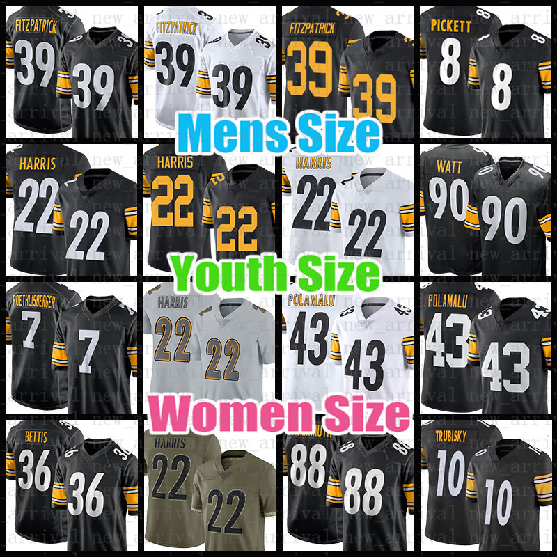 George Pickens Kenny Pickett Football Jersey 22 Najee Harris T.J. Watt Mitchell Trubisky Pat Freiermuth Minkah Fitzpatrick Pittsburgh Steelers Chris Boswell Jack, Youth(size:s-xl)gr
George Pickens Kenny Pickett Football Jersey 22 Najee Harris T.J. Watt Mitchell Trubisky Pat Freiermuth Minkah Fitzpatrick Pittsburgh Steelers Chris Boswell Jack, Youth(size:s-xl)gr