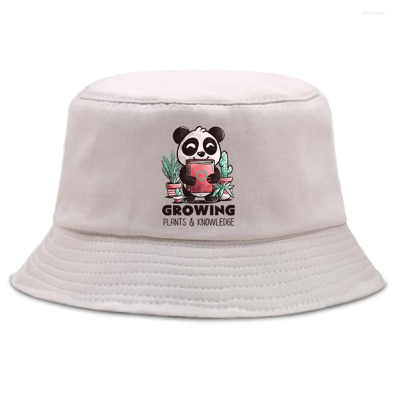 Berets Growing Panda Kawaii Cute Women Sun Hats Harajuku Cotton Unisex Panama Hat Children Fashion Sunbonnet Fishing Bucket Summer Cap, Beige
Berets Growing Panda Kawaii Cute Women Sun Hats Harajuku Cotton Unisex Panama Hat Children Fashion Sunbonnet Fishing Bucket Summer Cap, Beige