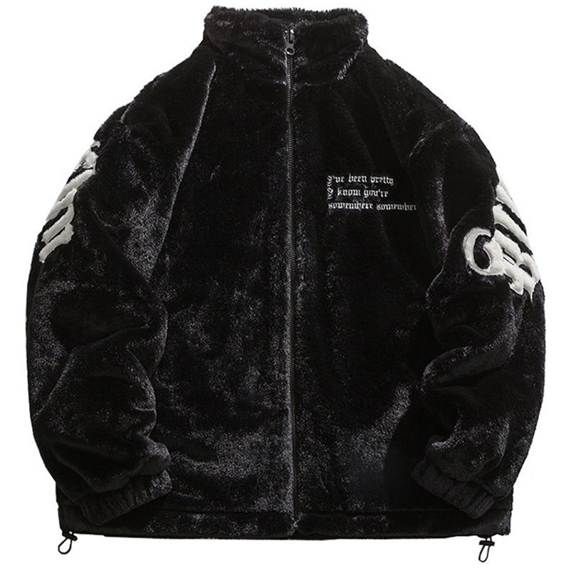 Mens Fur Faux Fur Gmiixder Imitation Mink Fur Standup Collar Embroidered Padded Jacket Men Winter Casual Thickened Coat Unisex Warm Streetwear 2201006, Black
Mens Fur Faux Fur Gmiixder Imitation Mink Fur Standup Collar Embroidered Padded Jacket Men Winter Casual Thickened Coat Unisex Warm Streetwear 2201006, Black