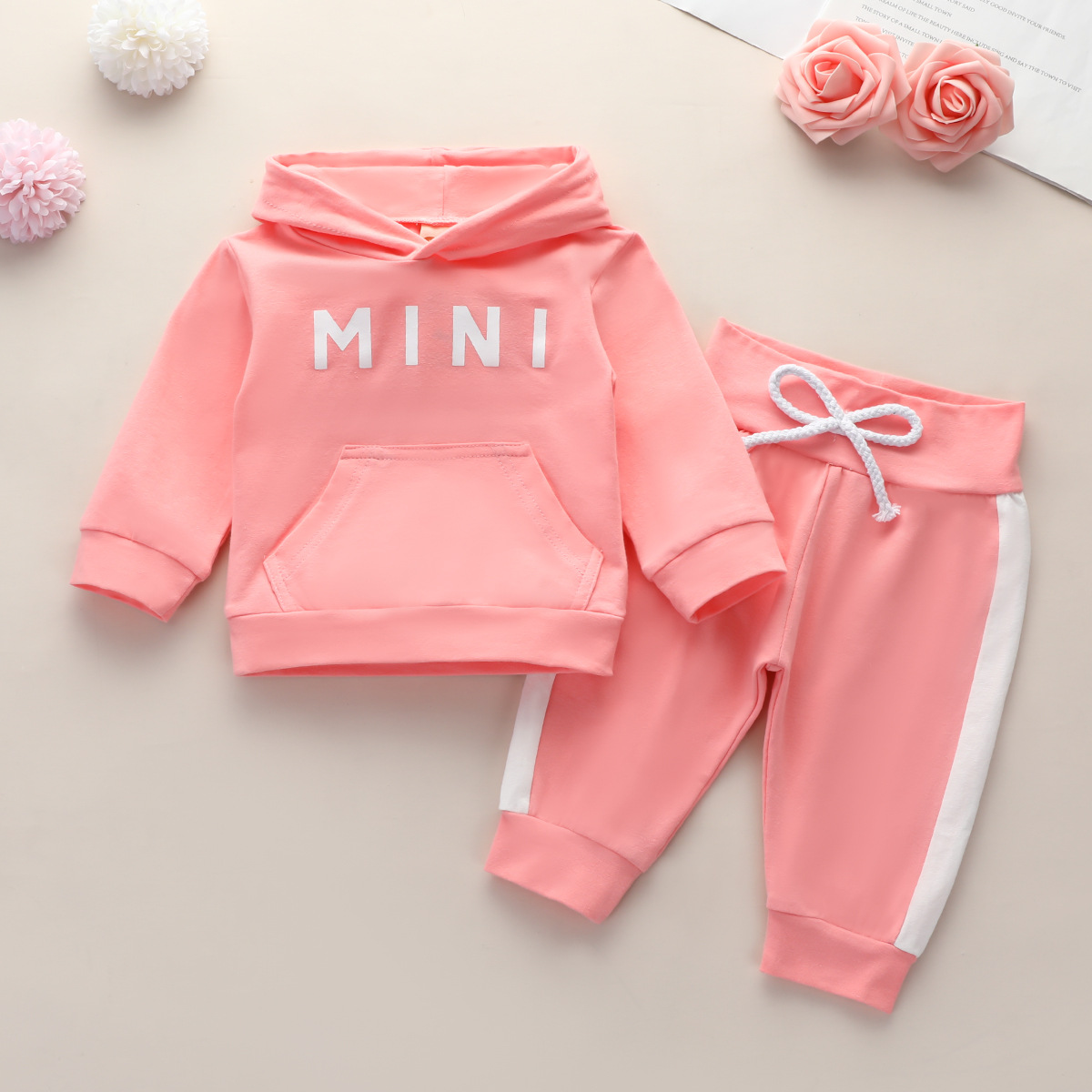 Baby Clothes Set Solid Color Sports Clothes Toddler Jogger Suit hooded tops with pants Tracksuit, As picture
Baby Clothes Set Solid Color Sports Clothes Toddler Jogger Suit hooded tops with pants Tracksuit, As picture