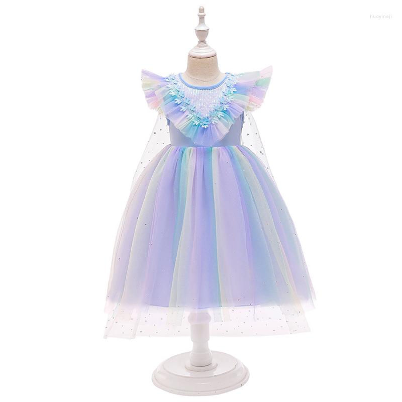 Girl Dresses 2022 Girls Dress Summer Rainbow Mesh Birthday Party Costume Little Princess Christmas 3-10 Year Old Kids Clothes, As the picture
Girl Dresses 2022 Girls Dress Summer Rainbow Mesh Birthday Party Costume Little Princess Christmas 3-10 Year Old Kids Clothes, As the picture