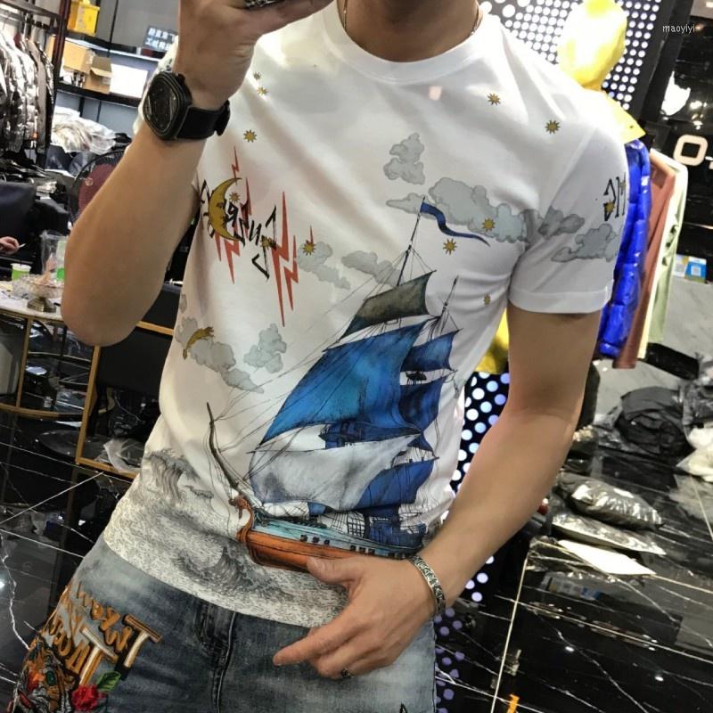 Men's T Shirts Printed Streetwear Mens Shirt Summer Short Sleeve Tees Tops Fashion Casual Slim Fit Black White O Neck Pullover Men
Men's T Shirts Printed Streetwear Mens Shirt Summer Short Sleeve Tees Tops Fashion Casual Slim Fit Black White O Neck Pullover Men