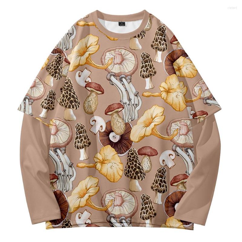 Men's Hoodies Wild Mushroom Stitching Retro Trend Street Shooting Summer Leisure Fake Two Round Neck Sweater, Clear
Men's Hoodies Wild Mushroom Stitching Retro Trend Street Shooting Summer Leisure Fake Two Round Neck Sweater, Clear