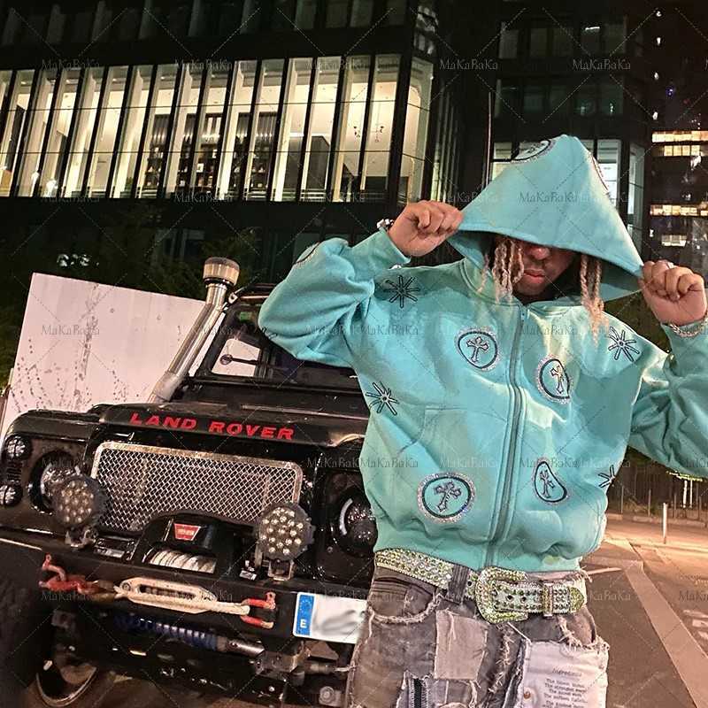 Women Y2k Cross Zip Hoodie Rhinestone goth Sweatshirt Sport Coat Gothic Long Sleeve Oversized hoodie jacket Men's hoodies, Green
Women Y2k Cross Zip Hoodie Rhinestone goth Sweatshirt Sport Coat Gothic Long Sleeve Oversized hoodie jacket Men's hoodies, Green