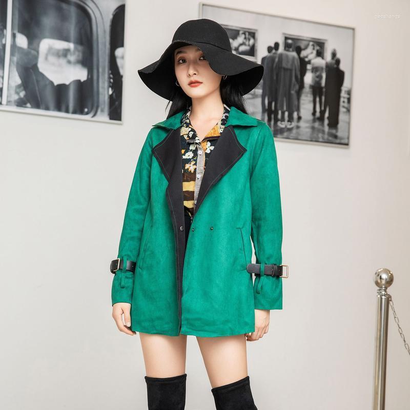 Women' Trench Coats Zaooye / Zaoye 2022 Spring Women' Velvet Medium Length Loose Windbreaker Coat 8528 Green
Women' Trench Coats Zaooye / Zaoye 2022 Spring Women' Velvet Medium Length Loose Windbreaker Coat 8528 Green