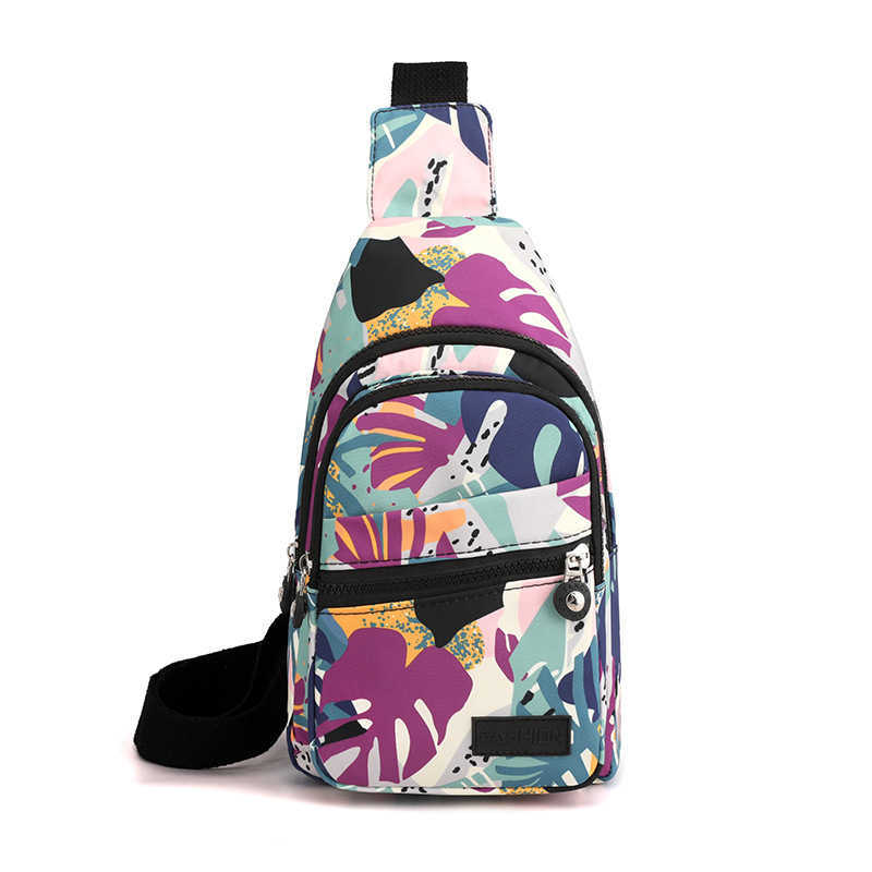 HBP 2024 New Women's Oxford Fabric Bag National Style Print Small Breast Bags Womens Bag iCasual Versatile Crossbody Bagl Backpack Women