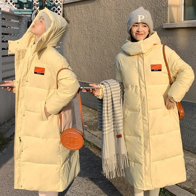 Women's Down Parkas Winter Women Jacket Long Parkas Female Hooded Thick Warm Jackets Cotton Padded Parka Windproof Casual Student Coat 220930, Yellow
Women's Down Parkas Winter Women Jacket Long Parkas Female Hooded Thick Warm Jackets Cotton Padded Parka Windproof Casual Student Coat 220930, Yellow