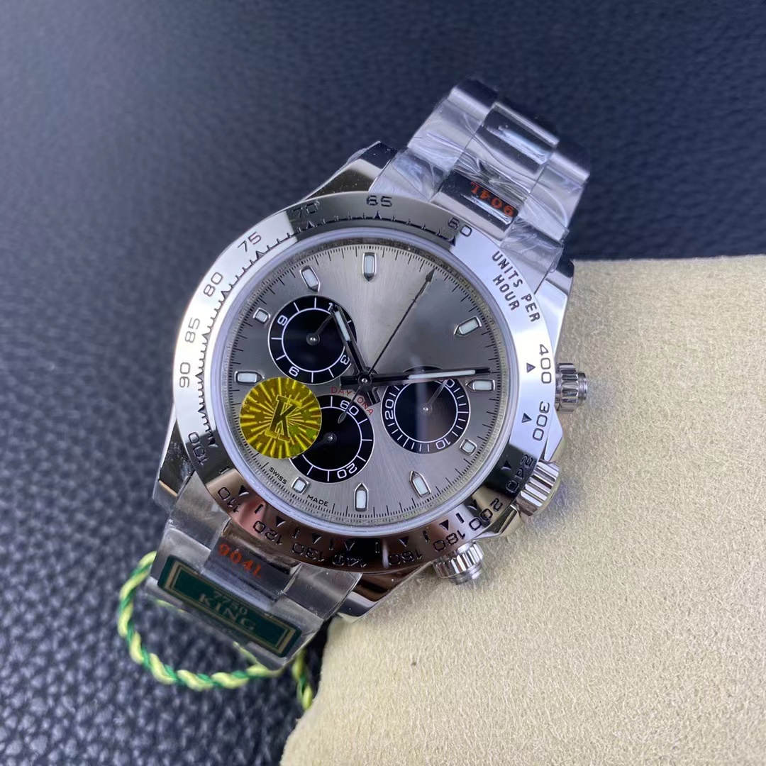 King factory Men's watch Mechanical 7750 movement 40 MM 904 l stainless steel Sapphire crystal glass is waterproof Super luminescent
King factory Men's watch Mechanical 7750 movement 40 MM 904 l stainless steel Sapphire crystal glass is waterproof Super luminescent