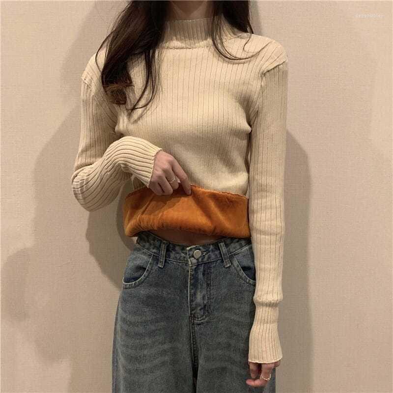 Women's Sweaters Autumn Winter Turtleneck Sweater Outer Wear Slim Women's Top, Yellow
Women's Sweaters Autumn Winter Turtleneck Sweater Outer Wear Slim Women's Top, Yellow