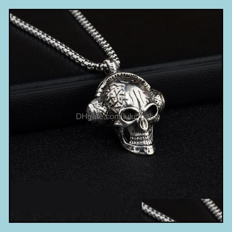 Pendant Necklaces Punk Stainless Steel Skl Chain Pendant Necklace Vintage Gold Siery Black Color Hip Hop Statement Necklaces Lulubaby Dhtqk
Pendant Necklaces Punk Stainless Steel Skl Chain Pendant Necklace Vintage Gold Siery Black Color Hip Hop Statement Necklaces Lulubaby Dhtqk