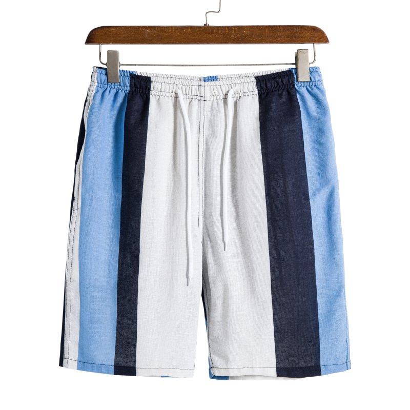 Men's Tracksuits Summer Men Sets Short Sleeve Striped Tracksuit Mens Streetwear Fashion Men Shirt Shorts Two Pieces Sports Suit Clothing 221006