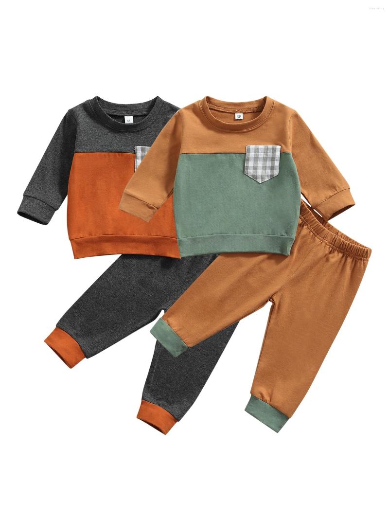 Clothing Sets 2 Pcs Infant Casual Outfits Baby Boys Color Block Long Sleeve Round Neck Sweatshirt Pants 6M-3Y, Auburn
Clothing Sets 2 Pcs Infant Casual Outfits Baby Boys Color Block Long Sleeve Round Neck Sweatshirt Pants 6M-3Y, Auburn