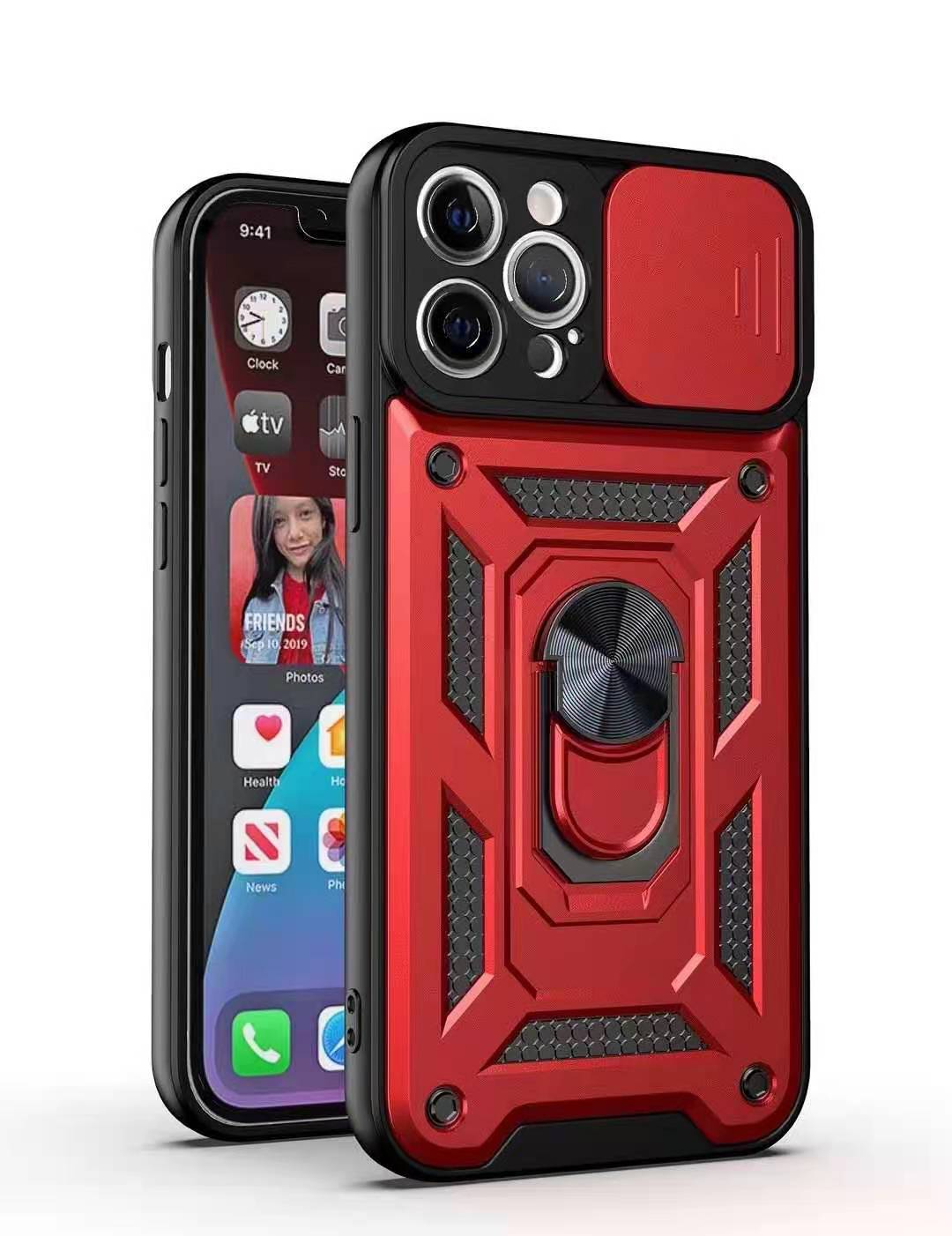 Phone Cases For iPhone 14 13 12 11 PLUS PRO XR XS MAX 7 8 PLUS With 360° Rotating Kickstand Ring Car Mount Double-layer Protection Cover, Red
Phone Cases For iPhone 14 13 12 11 PLUS PRO XR XS MAX 7 8 PLUS With 360° Rotating Kickstand Ring Car Mount Double-layer Protection Cover, Red