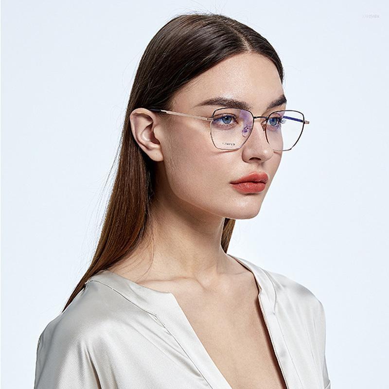 Sunglasses Frames Fashion Titanium Spectacle Frame For Women Female Men Myopia GlassesframeFashion
Sunglasses Frames Fashion Titanium Spectacle Frame For Women Female Men Myopia GlassesframeFashion