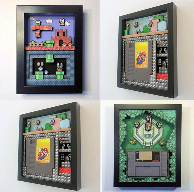Other Home Decor 3D Shadowbox Super Marioed Bros Zeldaed Nostalgic Game PVC Wall Painting Ornaments Frame P o Decoration 221006
Other Home Decor 3D Shadowbox Super Marioed Bros Zeldaed Nostalgic Game PVC Wall Painting Ornaments Frame P o Decoration 221006