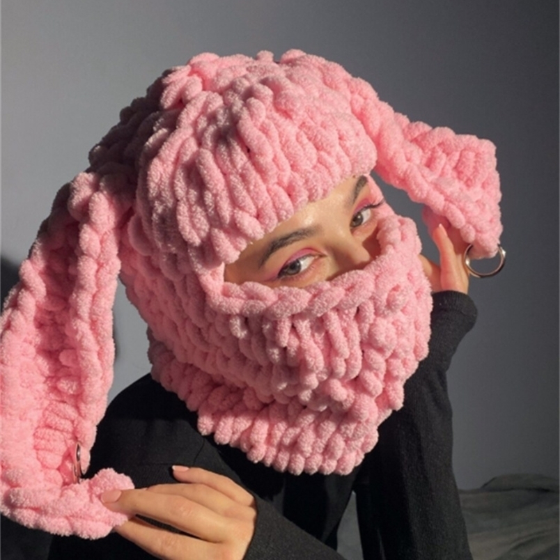 Caps Hats CHRONSTYLE Cute Women Girl Knitted Skullies Beanies Solid Color Winter Warm Loose Causal Cute Animals Ears Pattern Caps Hat 221006
Caps Hats CHRONSTYLE Cute Women Girl Knitted Skullies Beanies Solid Color Winter Warm Loose Causal Cute Animals Ears Pattern Caps Hat 221006