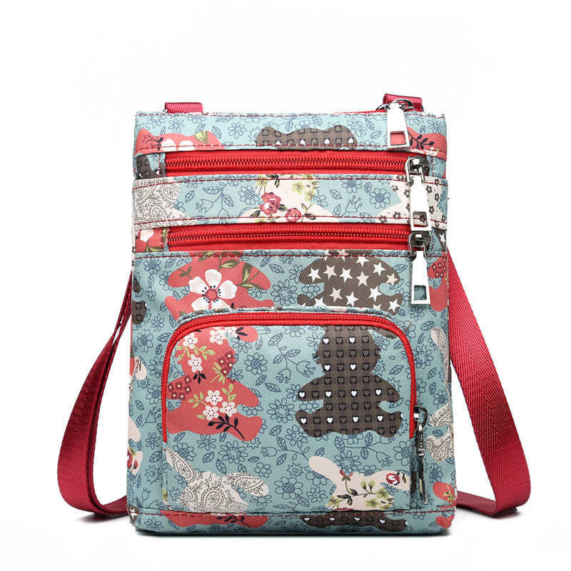 HBP Small bag Women's diagonal cross bags Canvas neck bagu Multi layer mobile phone bagi Vertical light shopping shoulder bagl Mother bago