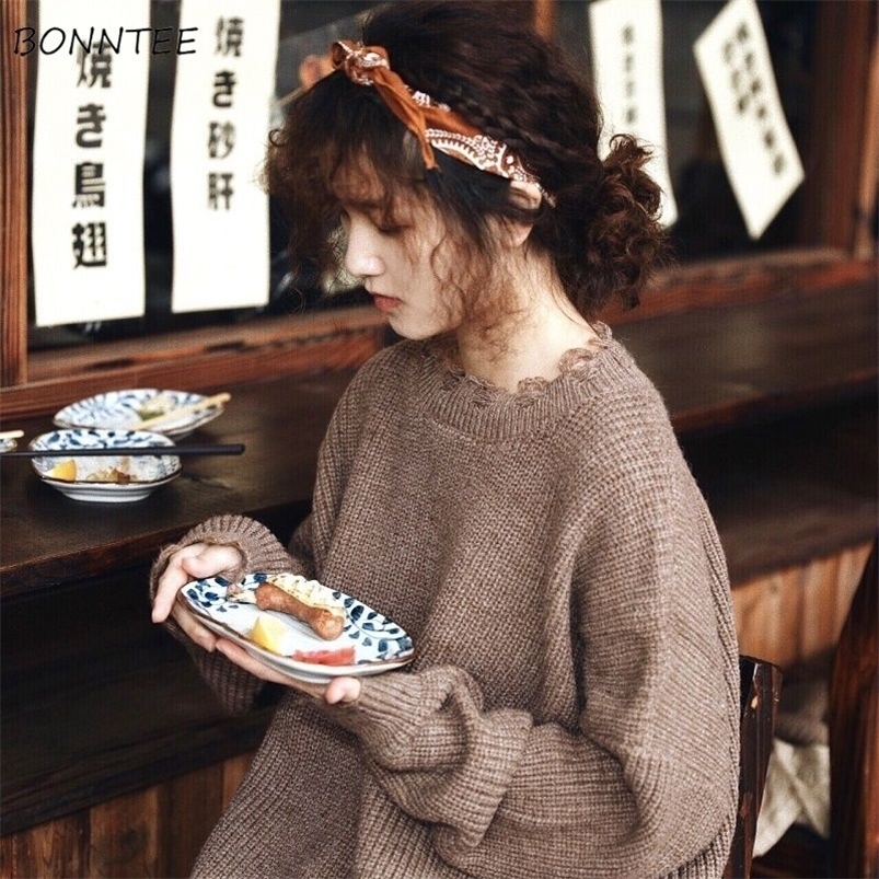 Women's Sweaters Sweaters Women Simple Sweet Vintage Japanese Fashion Retro Fresh College Girls Cropped Sweater Kawaii Womens Knitwear 221006, Brown
Women's Sweaters Sweaters Women Simple Sweet Vintage Japanese Fashion Retro Fresh College Girls Cropped Sweater Kawaii Womens Knitwear 221006, Brown