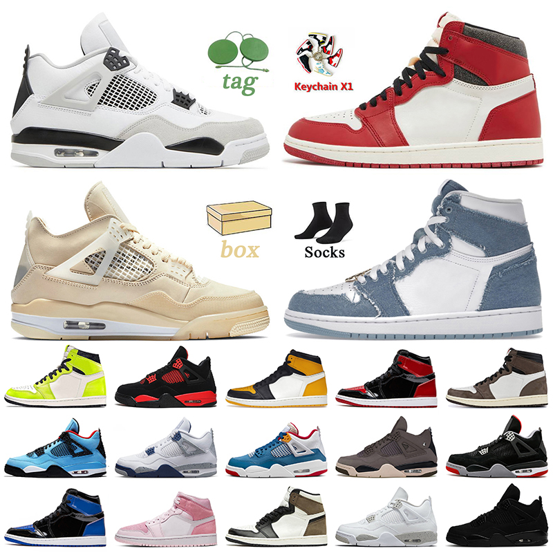 Military Black 4s Denim 1s Basketball Shoes Jumpman 1 4 Midnight Navy High OG Lost Found Taxi Patent Bred Dark Mocha Sail Red Thunder Women Mens Trainers Sneakes, B37 mid light smoke grey 36-46
Military Black 4s Denim 1s Basketball Shoes Jumpman 1 4 Midnight Navy High OG Lost Found Taxi Patent Bred Dark Mocha Sail Red Thunder Women Mens Trainers Sneakes, B37 mid light smoke grey 36-46