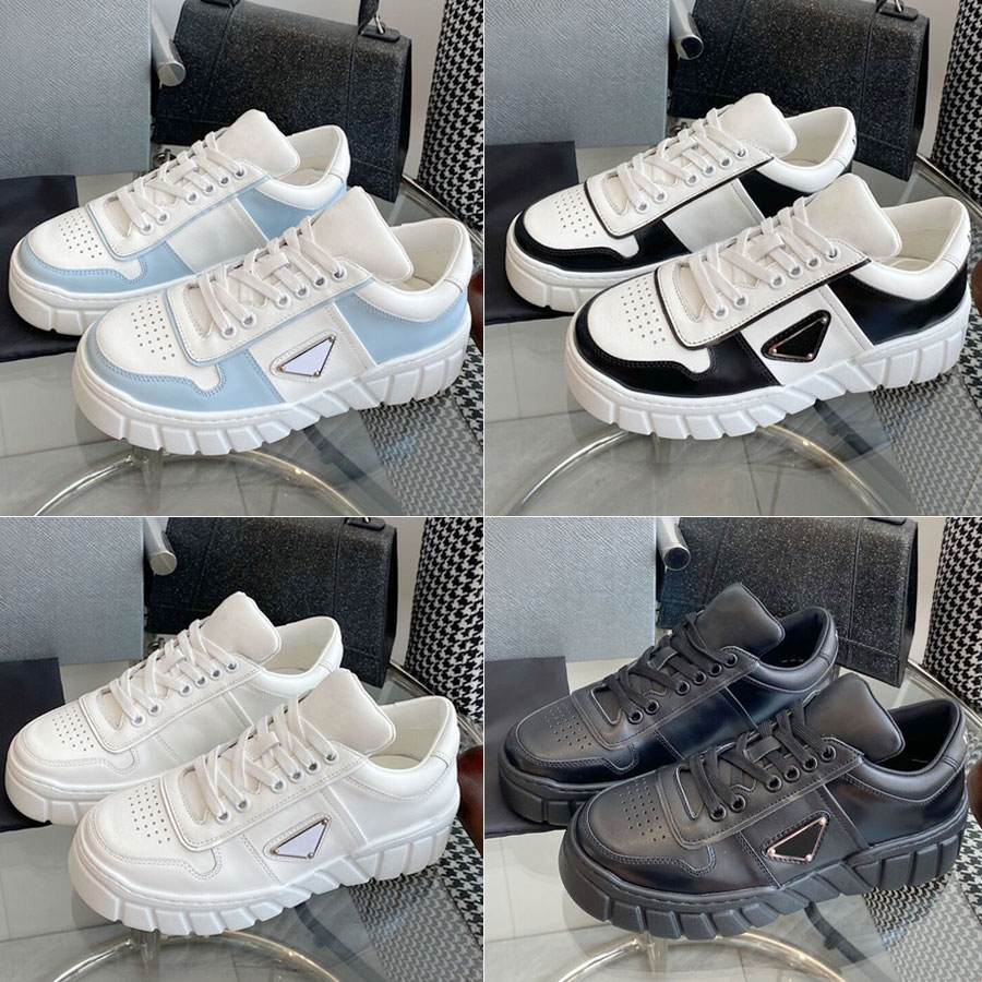 Sneakers women's casual shoes triangle label designer classic models fashion lace-up leather thick bottom running splicing black white anti-skid heightening 35-40
Sneakers women's casual shoes triangle label designer classic models fashion lace-up leather thick bottom running splicing black white anti-skid heightening 35-40