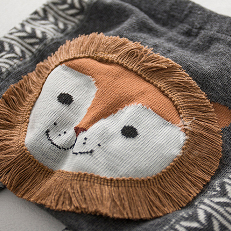 Trousers 2PcsSet Cute Animal born Baby Autumn Winter Warm Tight Pantyhose Cotton Knitting Girls Boys Soft Cotton Pants Tights Set 221006