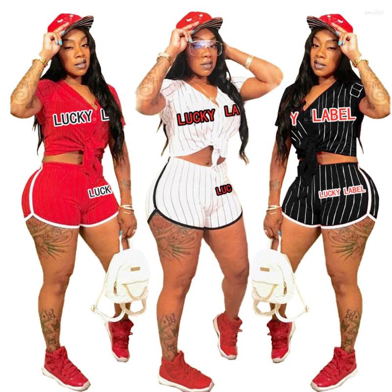 Women' Tracksuits Sexy Two Piece Set Letter Print Striped Button Sports Baseball Biker Shorts Matching Suit Women Summer, Black
Women' Tracksuits Sexy Two Piece Set Letter Print Striped Button Sports Baseball Biker Shorts Matching Suit Women Summer, Black