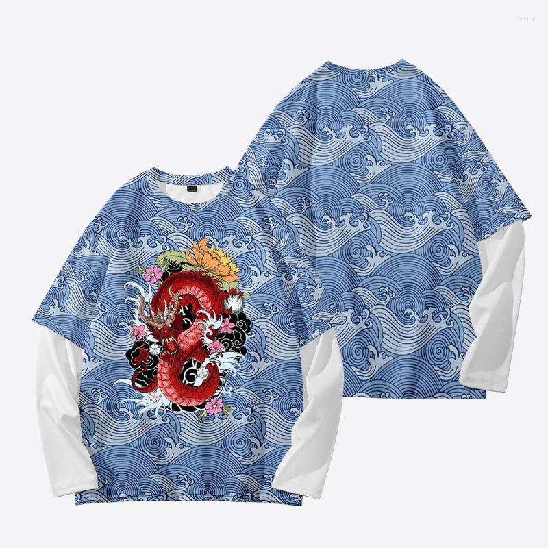 Men's Hoodies Dragon And The Waves Retro Trend Casual Spring Autumn Vacation Two Round Neck Sweater, Camel
Men's Hoodies Dragon And The Waves Retro Trend Casual Spring Autumn Vacation Two Round Neck Sweater, Camel