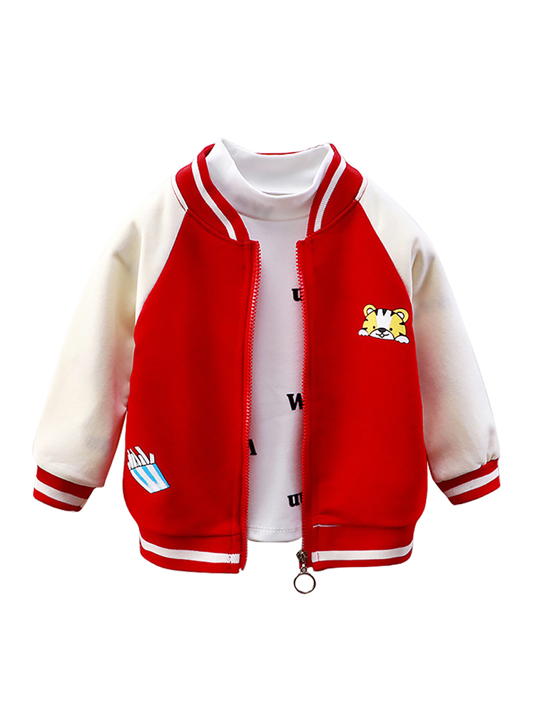 Jackets LJMOFA 16T Kid Fashion Jacket for Boy Coat Spring Autumn Baseball Uniform Cotton Light Weight Outerwear Baby Child Cloth D144 221006