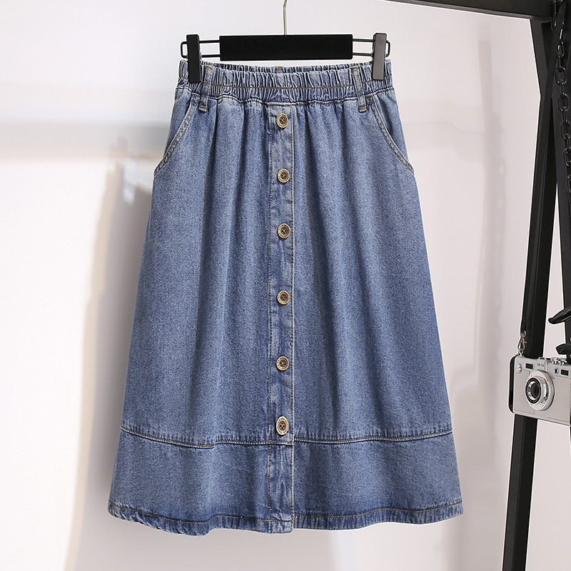 Plus size Dresses Plus Size Fashion Women Denim Skirts Summer High Waist Solid Long Maxi Skirt Faldas Saia Casual Aline Button Umbrella Skirt 221006, A0869-blue
Plus size Dresses Plus Size Fashion Women Denim Skirts Summer High Waist Solid Long Maxi Skirt Faldas Saia Casual Aline Button Umbrella Skirt 221006, A0869-blue