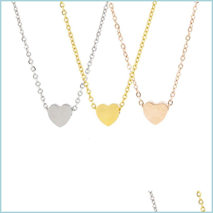 Chokers Personalized Stainless Steel Love Heart Pendant Necklaces Sier Rose Gold Chain Necklace For Ladies Wedding Party Je Mjfashion Dh2Xq
Chokers Personalized Stainless Steel Love Heart Pendant Necklaces Sier Rose Gold Chain Necklace For Ladies Wedding Party Je Mjfashion Dh2Xq