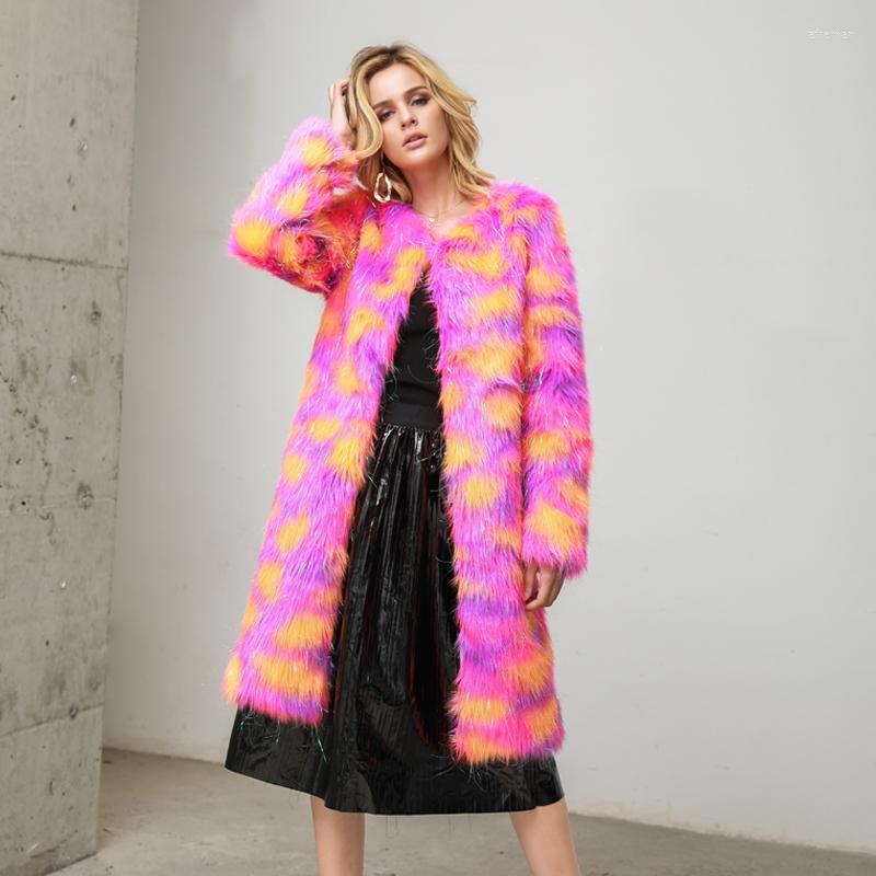 Women' Fur Winter Women High Quality Faux Coat Luxury Slim Long Plus Size Plush 4XL Coats Thick Warm OverCoat, Pink
Women' Fur Winter Women High Quality Faux Coat Luxury Slim Long Plus Size Plush 4XL Coats Thick Warm OverCoat, Pink