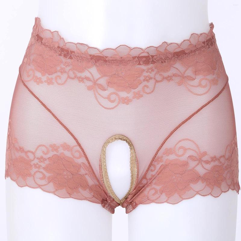 Women's Panties Womens Erotic Sexy See-through Boyshorts Lingerie Open Crotch Floral Lace Crotchless Underwear Low Rise Underpants, Black
Women's Panties Womens Erotic Sexy See-through Boyshorts Lingerie Open Crotch Floral Lace Crotchless Underwear Low Rise Underpants, Black