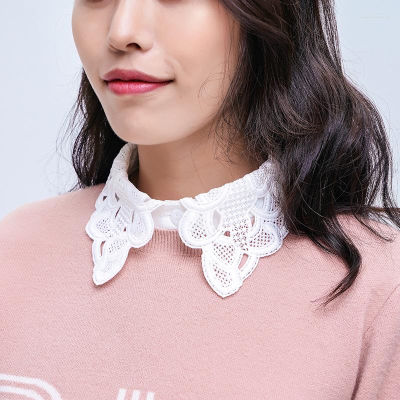 Bow Ties Linbaiway Women Flower Embroidery False Collar Female Black White Shirt Fake Tie Detachable Lapel Blouse Top
Bow Ties Linbaiway Women Flower Embroidery False Collar Female Black White Shirt Fake Tie Detachable Lapel Blouse Top
